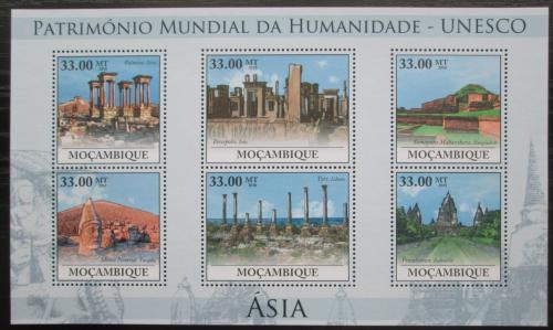 Poštové známky Mozambik 2010 Památky UNESCO - Ázia Mi# 3896-3901 Kat 10€