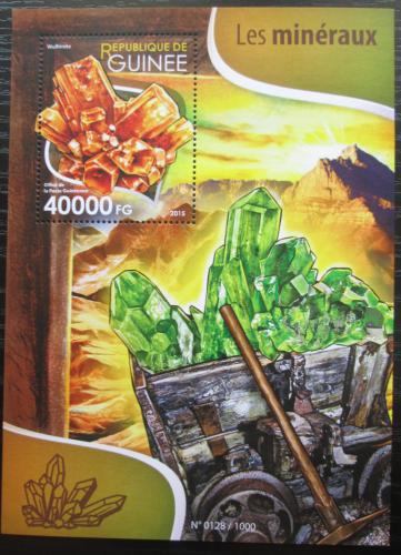 Poštová známka Guinea 2015 Minerály Mi# Block 2578 Kat 16€