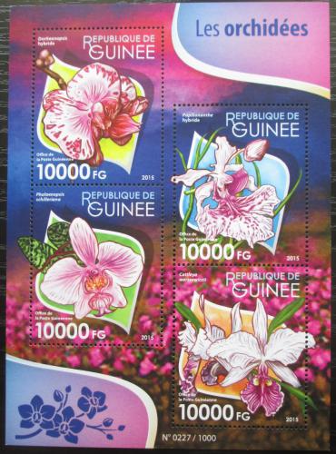 Poštové známky Guinea 2015 Orchideje Mi# 11413-16 Kat 16€