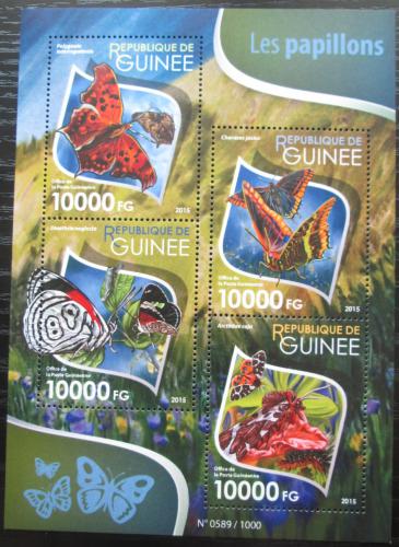 Poštové známky Guinea 2015 Motýle Mi# 11418-21 Kat 16€