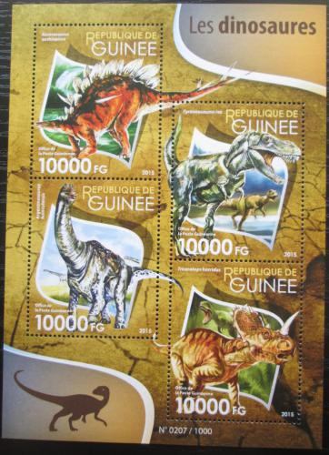Poštové známky Guinea 2015 Dinosaury Mi# 11423-26 Kat 16€