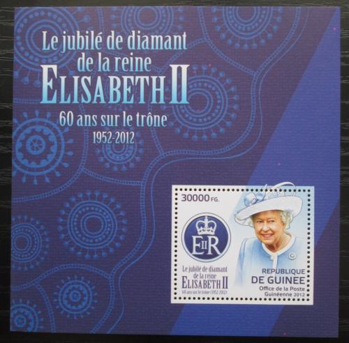 Poštová známka Guinea 2012 Krá¾ovna Alžbeta II. Mi# Block 2107 Kat 12€
