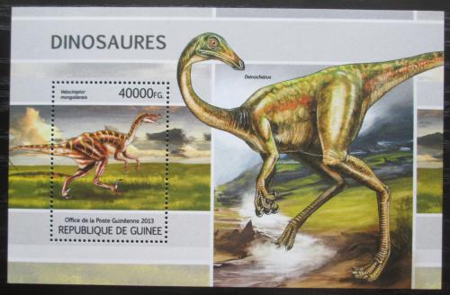 Poštová známka Guinea 2013 Dinosaury Mi# Block 2206 Kat 16€