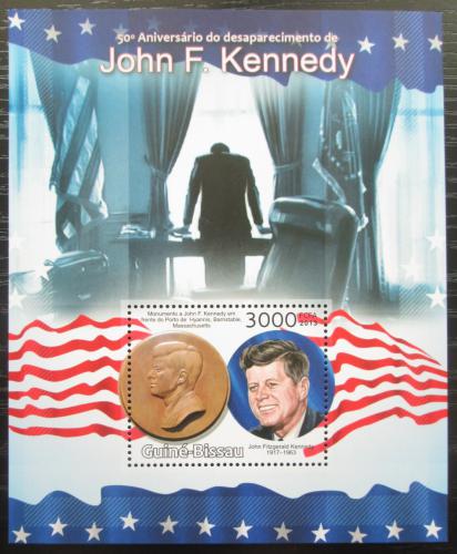 Poštová známka Guinea-Bissau 2013 Prezident John F. Kennedy Mi# Block 1134 Kat 12€