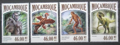 Poštové známky Mozambik 2013 Život v praveku Mi# 6812-15 Kat 11€