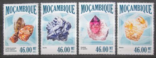 Poštové známky Mozambik 2013 Minerály Mi# 6792-95 Kat 11€