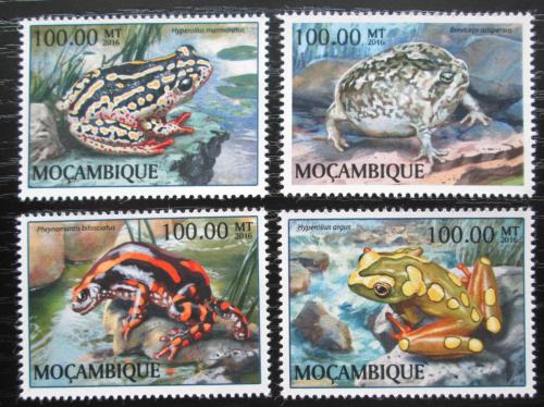 Poštové známky Mozambik 2016 Žaby Mi# 8889-92 Kat 22€