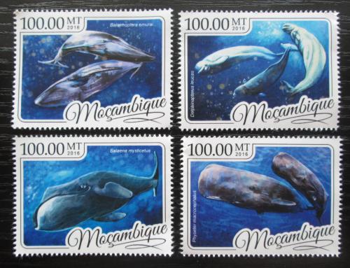 Poštové známky Mozambik 2016 Ve¾ryby Mi# 8794-97 Kat 22€