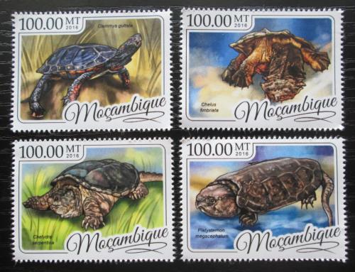 Poštové známky Mozambik 2016 Korytnaèky Mi# 8789-92 Kat 22€