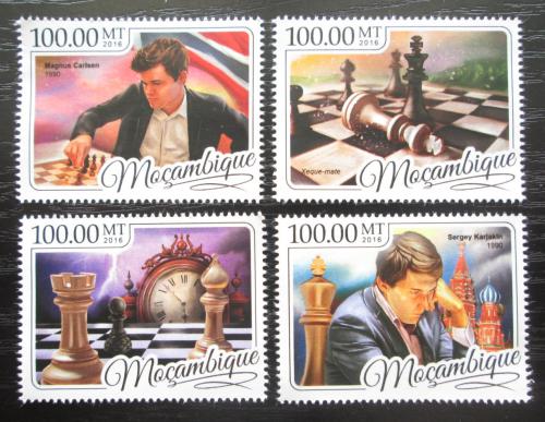 Poštové známky Mozambik 2016 Slavní šachisti Mi# 8854-57 Kat 22€