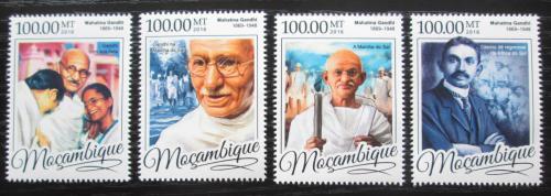 Poštové známky Mozambik 2016 Mahátma Gándhí Mi# 8684-87 Kat 22€