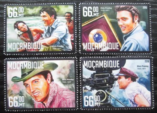 Poštové známky Mozambik 2016 Elevys Presley Mi# Mi# 8474-77 Kat 15€