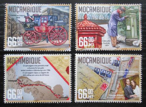 Poštové známky Mozambik 2016 Britská královská pošta Mi# 8479-82 Kat 15€
