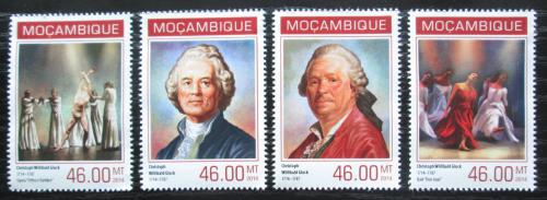 Poštové známky Mozambik 2014 Christoph Willibald Gluck Mi# 7090-93 Kat 11€