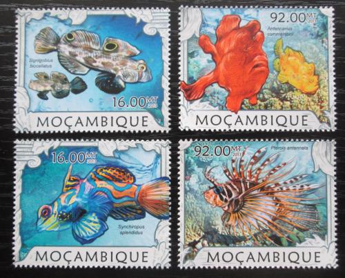 Poštové známky Mozambik 2013 Ryby Mi# 6289-92 Kat 13€