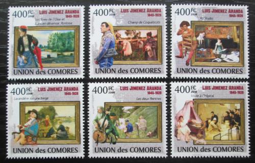 Poštové známky Komory 2009 Umenie, Luis Jiménez Aranda Mi# 25495-2500 Kat 11€