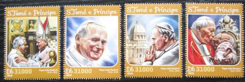 Poštové známky Svätý Tomáš 2016 Papež Jan Pavel II. Mi# 6686-89 Kat 12€