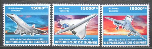 Potov znmky Guinea 2013 Concorde Mi# 10173-75 Kat 18 - zvi obrzok