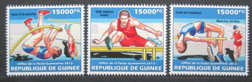 Poštové známky Guinea 2013 MS v atletice Mi# 10201-03 Kat 18€