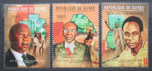 Potov znmky Guinea 2012 Bojovnci za svobodnou Afriku Mi# 9320-22 Kat 16