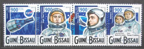 Potov znmky Guinea-Bissau 2015 Vesmrn mise Gemini 3 Mi# 7890-93 Kat 14