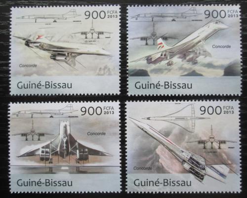 Poštové známky Guinea-Bissau 2013 Concorde Mi# 6477-80 Kat 14€
