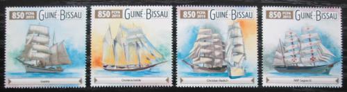 Poštové známky Guinea-Bissau 2015 Plachetnice Mi# 8088-91 Kat 14€