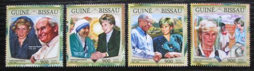Poštové známky Guinea-Bissau 2016 Princezna Diana Mi# 8669-72 Kat 13.50€