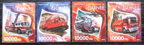 Poštové známky Guinea 2015 Hasièská autá Mi# 11463-66 Kat 16€