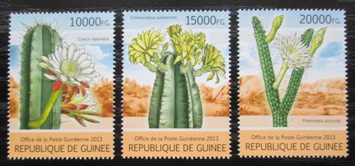 Poštové známky Guinea 2013 Kaktusy Mi# 9717-19 Kat 18€