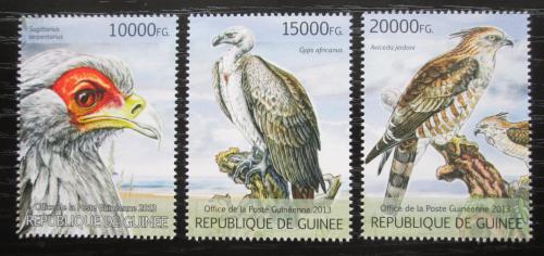 Poštové známky Guinea 2013 Dravci Mi# 9733-35 Kat 18€