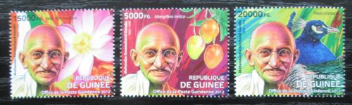 Poštové známky Guinea 2012 Mahátma Gándhí Mi# 9260-62 Kat 16€