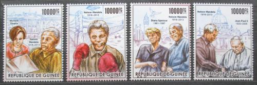 Poštové známky Guinea 2015 Nelson Mandela Mi# 11358-61 Kat 16€