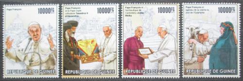 Poštové známky Guinea 2015 Papež František Mi# 11388-91 Kat 16€