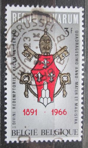 Poštová známka Belgicko 1966 Erb papeže Pavla VI. Mi# 1419