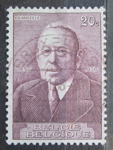 Poštová známka Belgicko 1956 Eduard Anseele, politik Mi# 1046