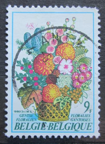 Poštová známka Belgicko 1980 Kvety Mi# 2019