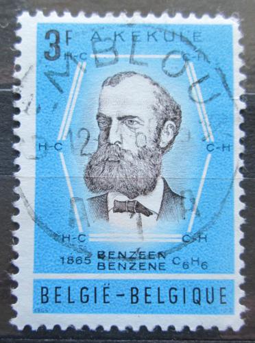 Poštová známka Belgicko 1966 Friedrich August Kekulé, chemik Mi# 1439