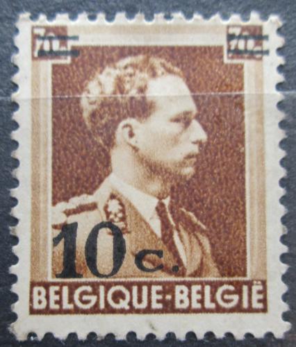 Poštová známka Belgicko 1941 Krá¾ Leopold III. pretlaè Mi# 592