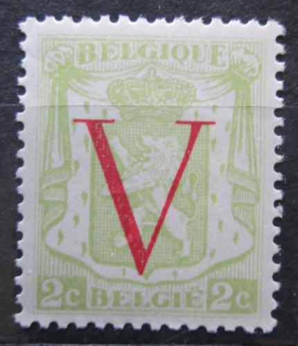 Poštová známka Belgicko 1944 Štátny znak pretlaè Mi# 681