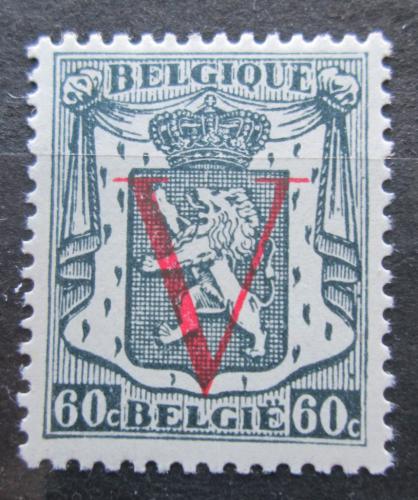 Poštová známka Belgicko 1944 Štátny znak pretlaè Mi# 684