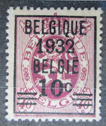 Poštová známka Belgicko 1932 Štátny znak pretlaè Mi# 322 Kat 14€