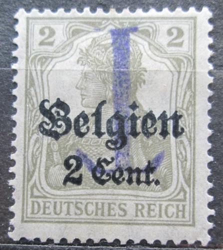 Poštová známka Belgicko 1916 Germania pretlaè Mi# 10