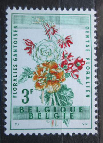 Poštová známka Belgicko 1960 Kvety Mi# 1180