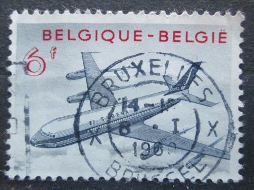 Potovn znmka Belgie 1959 Letadlo Boeing 707 Mi# 1166 - zvi obrzok