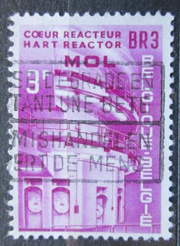Potov znmka Belgicko 1961 Atomov reaktor Mi# 1256 - zvi obrzok