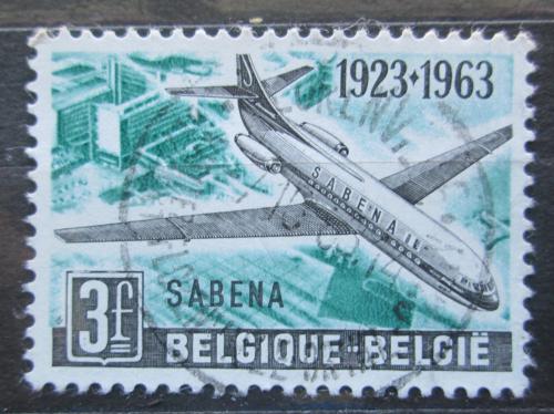 Potov znmka Belgicko 1963 Lietadlo Caravelle VI Mi# 1319 - zvi obrzok