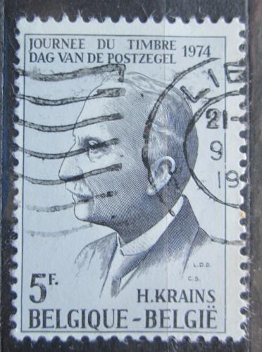 Poštová známka Belgicko 1974 Hubert Krains, UPU Mi# 1765