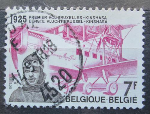 Potov znmka Belgicko 1975 Edmond Thieffry, letec Mi# 1834 - zvi obrzok