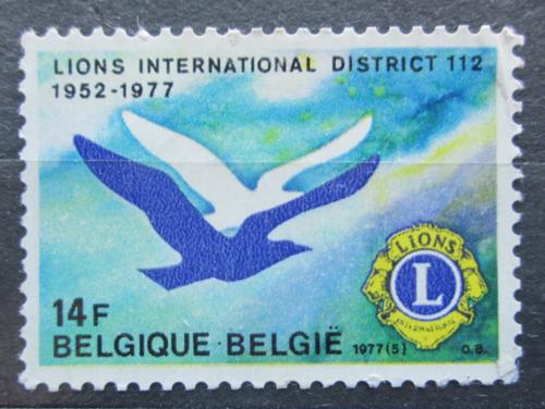 Poštová známka Belgicko 1977 Lion Intl., 25. výroèie Mi# 1901